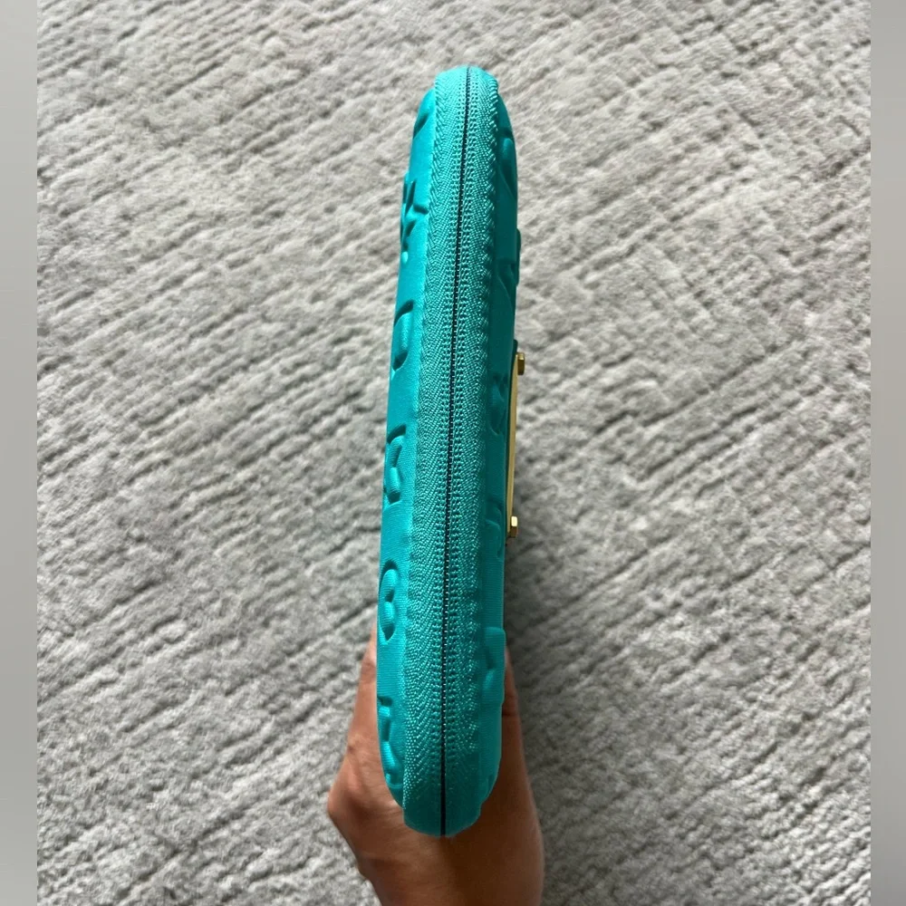 Marc Jacobs Teal Embossed Tablet Sleeve